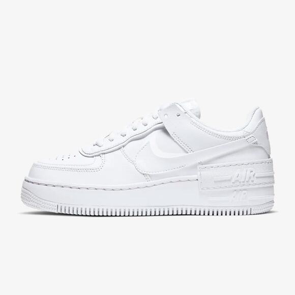 Nike w Air force 1 shadow Sz 9 white Acl - Picture 1 of 7